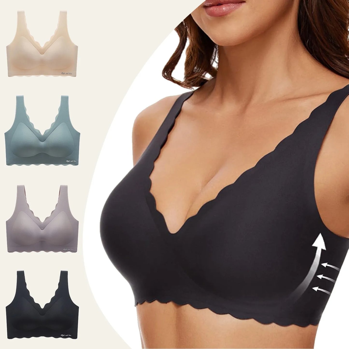 Deep V Petal Bralettes