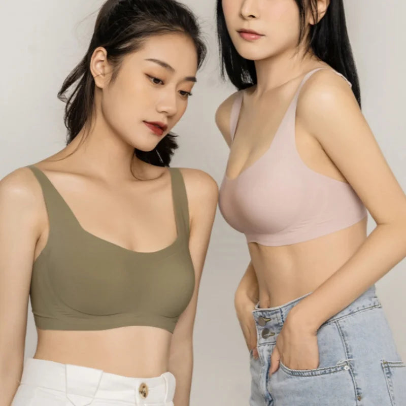 Square Neck Seamless Bralette