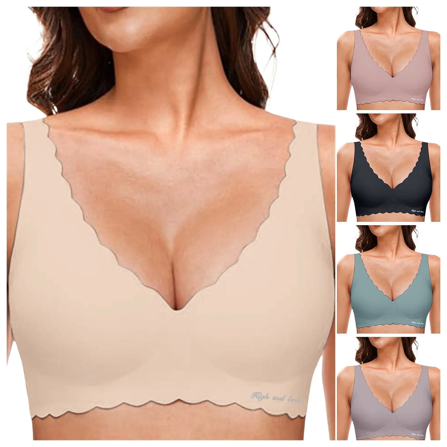Deep V Petal Bralettes