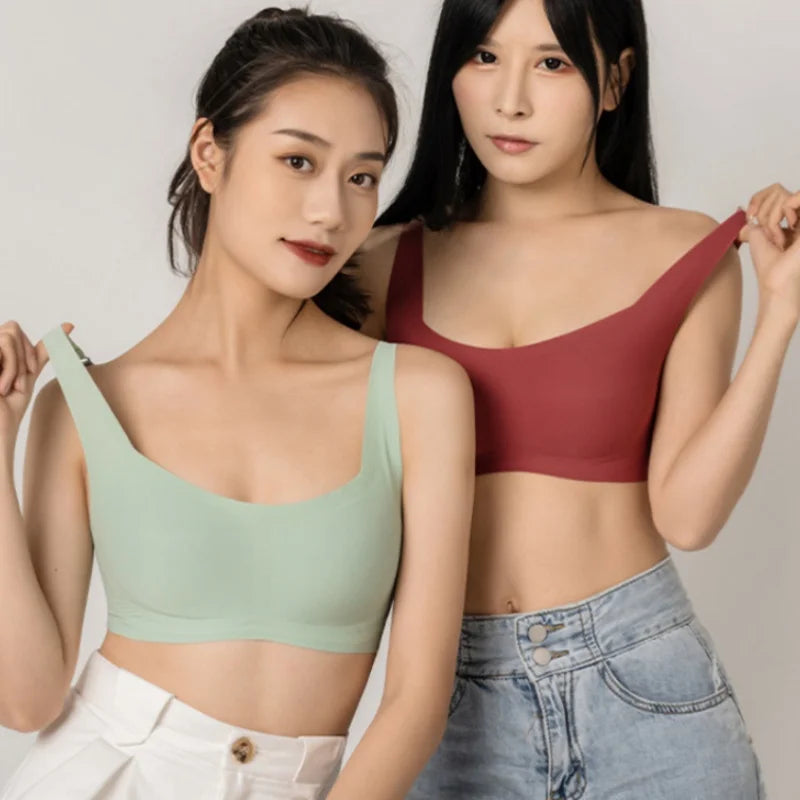 Square Neck Seamless Bralette