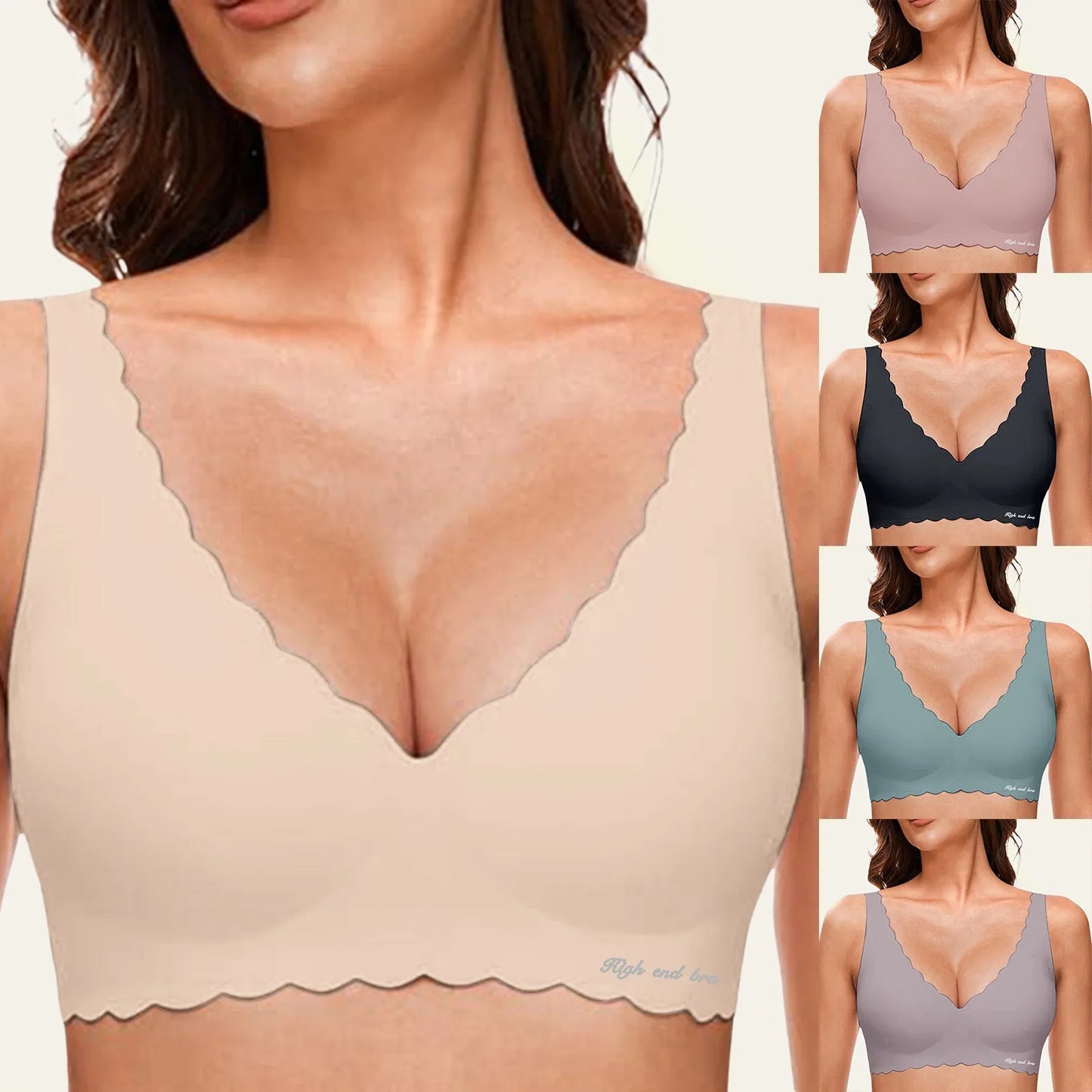 Deep V Petal Bralettes